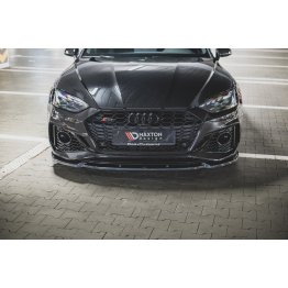 Накладка сплиттер на передний бампер на Audi RS5 B9 рестайл